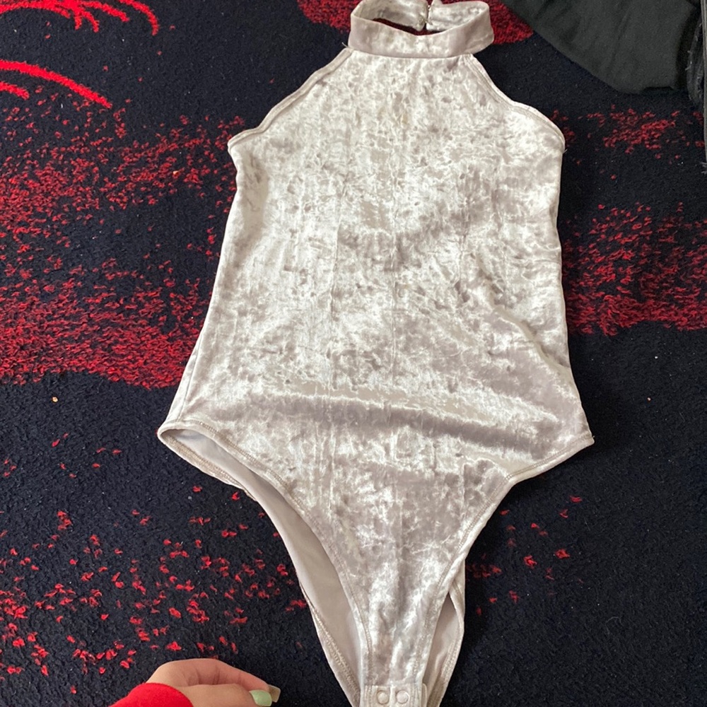 Velvet bodysuit